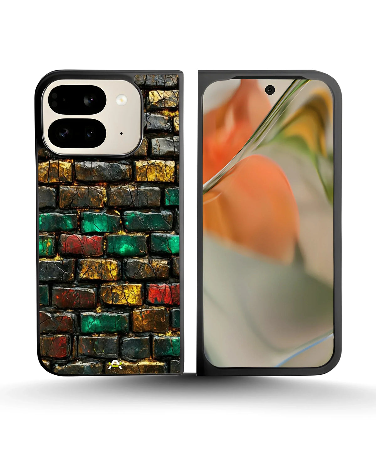 Colorful Brick Wall Phone Case - Multicolor Urban Pattern for iPhone, Samsung, Pixel, OnePlus & Vivo