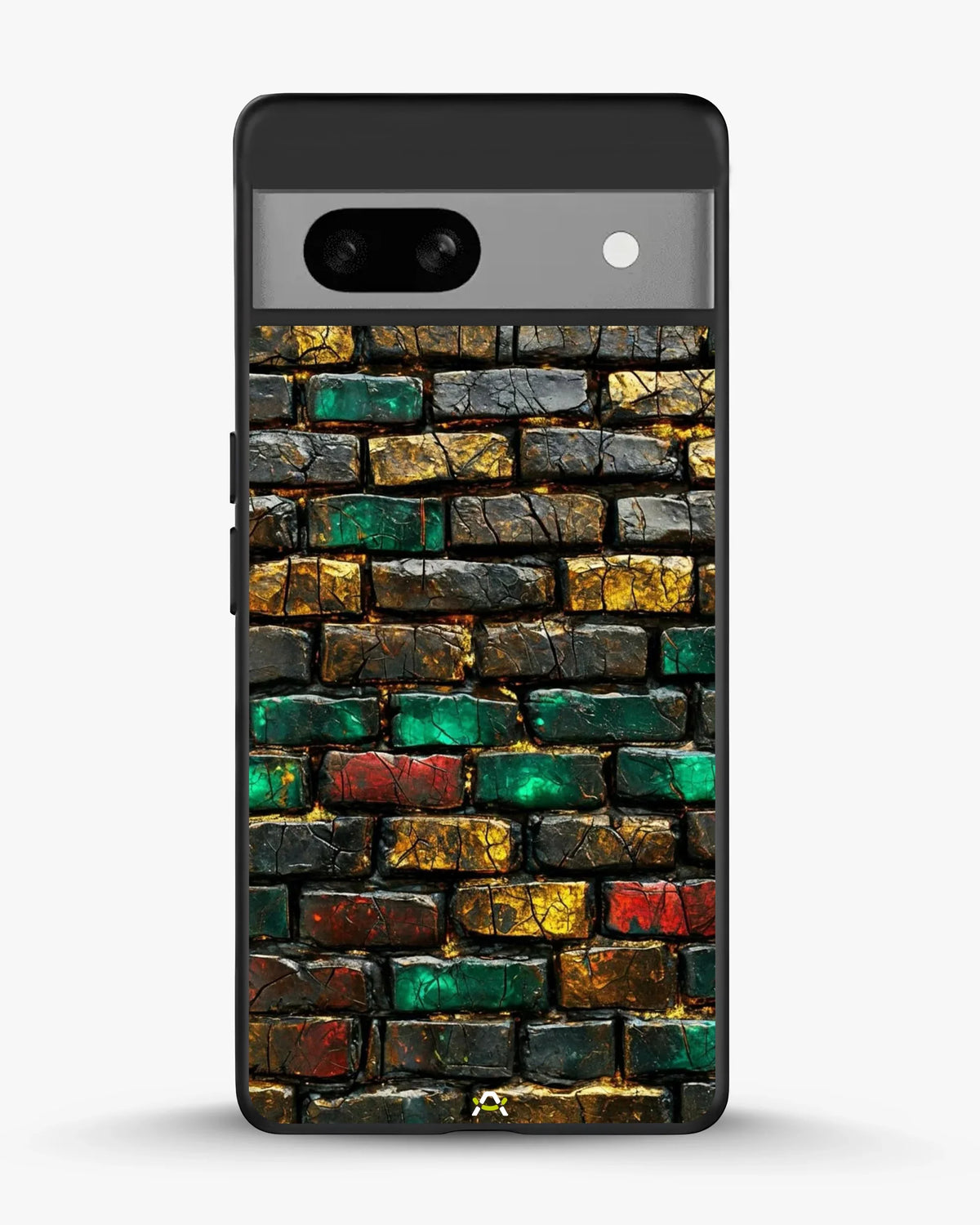 Colorful Brick Wall Phone Case - Multicolor Urban Pattern for iPhone, Samsung, Pixel, OnePlus & Vivo