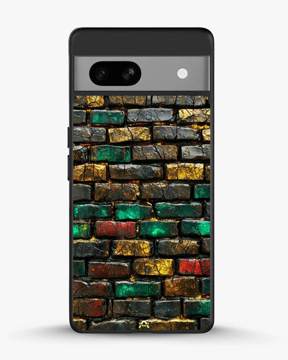 Colorful Brick Wall Phone Case - Multicolor Urban Pattern for iPhone, Samsung, Pixel, OnePlus & Vivo