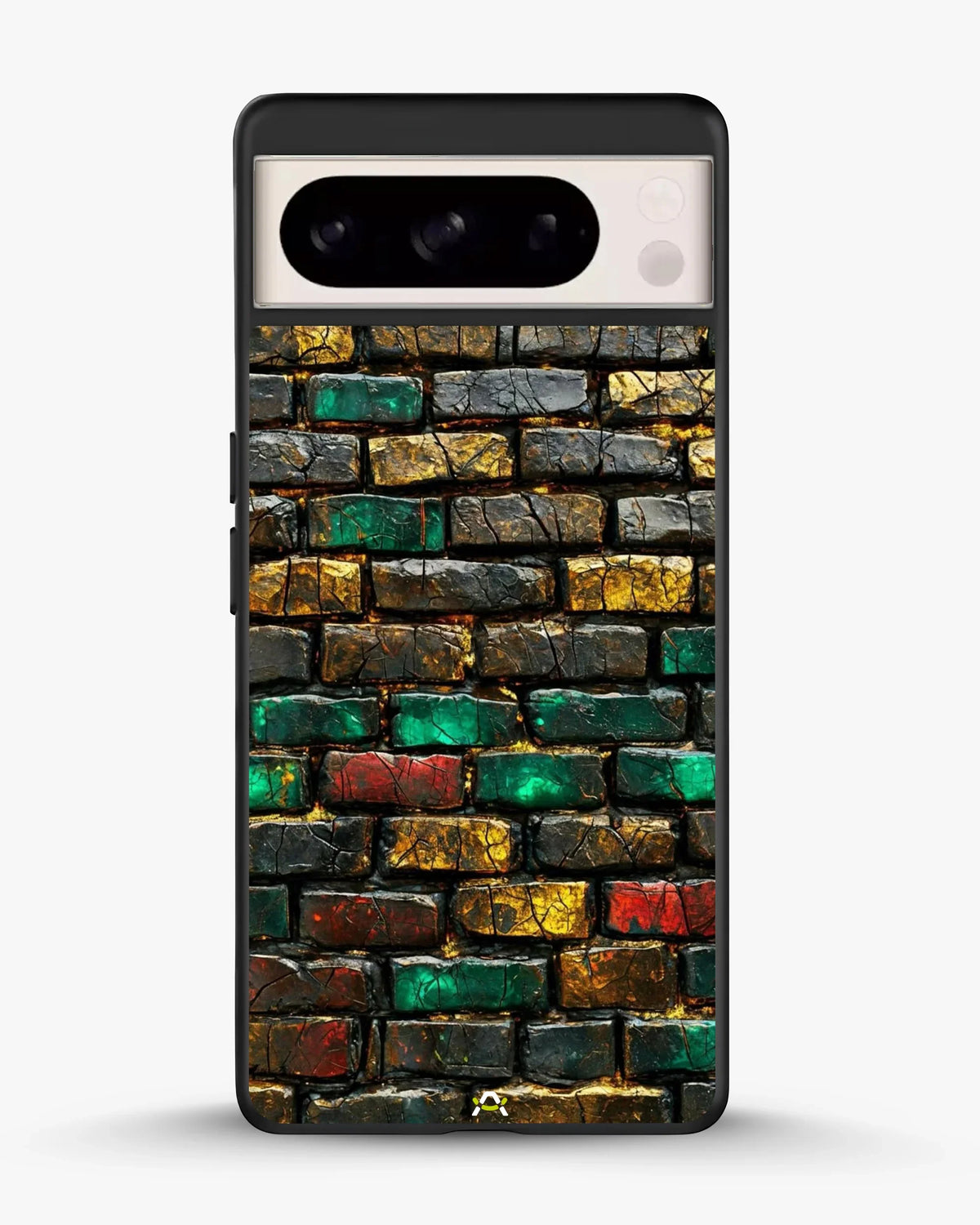 Colorful Brick Wall Phone Case - Multicolor Urban Pattern for iPhone, Samsung, Pixel, OnePlus & Vivo