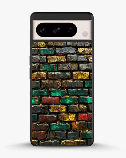 Colorful Brick Wall Phone Case - Multicolor Urban Pattern for iPhone, Samsung, Pixel, OnePlus & Vivo
