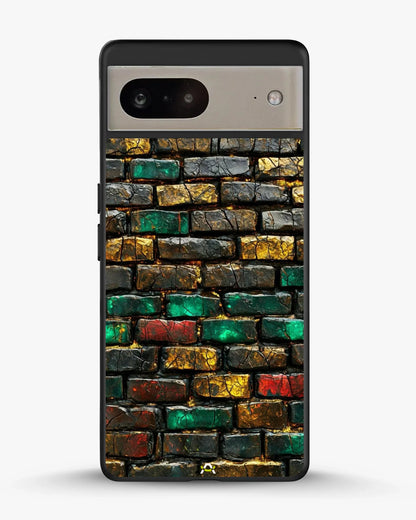 Colorful Brick Wall Phone Case - Multicolor Urban Pattern for iPhone, Samsung, Pixel, OnePlus & Vivo