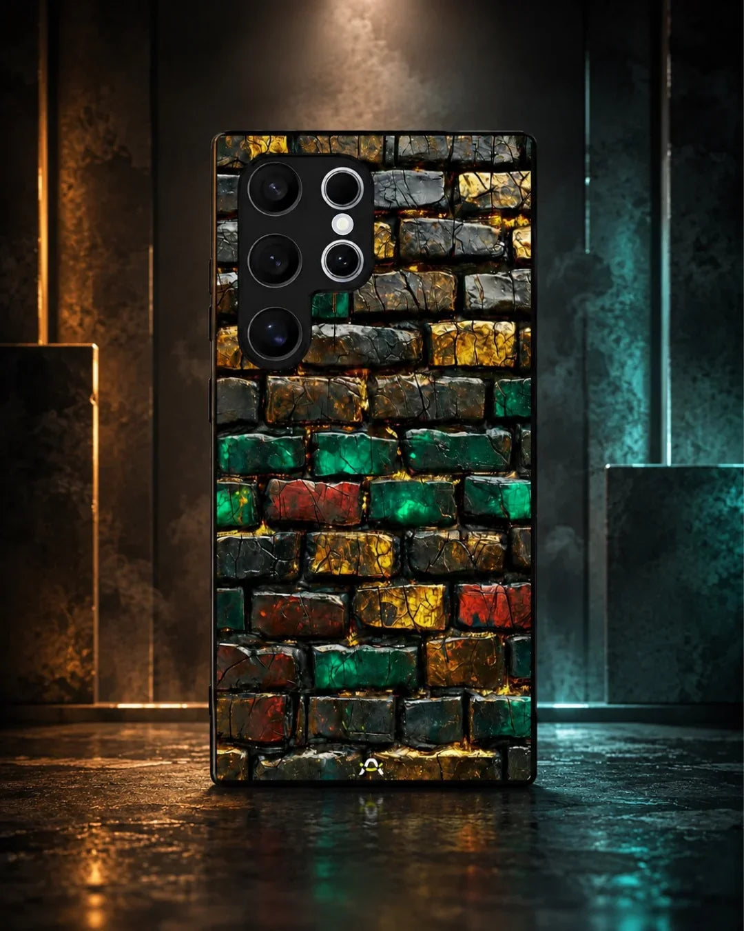 Colorful Brick Wall Phone Case - Multicolor Urban Pattern for iPhone, Samsung, Pixel, OnePlus & Vivo