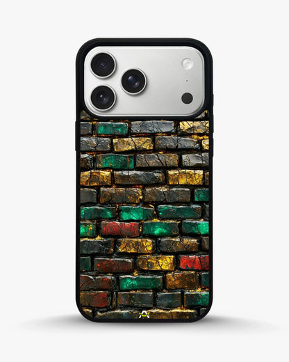 Colorful Brick Wall Phone Case - Multicolor Urban Pattern for iPhone, Samsung, Pixel, OnePlus & Vivo