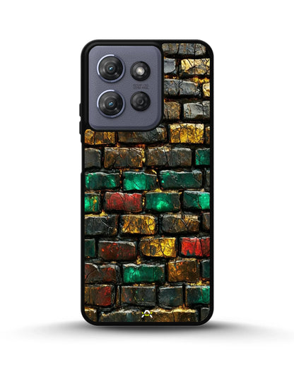 Colorful Brick Wall Phone Case - Multicolor Urban Pattern for iPhone, Samsung, Pixel, OnePlus & Vivo