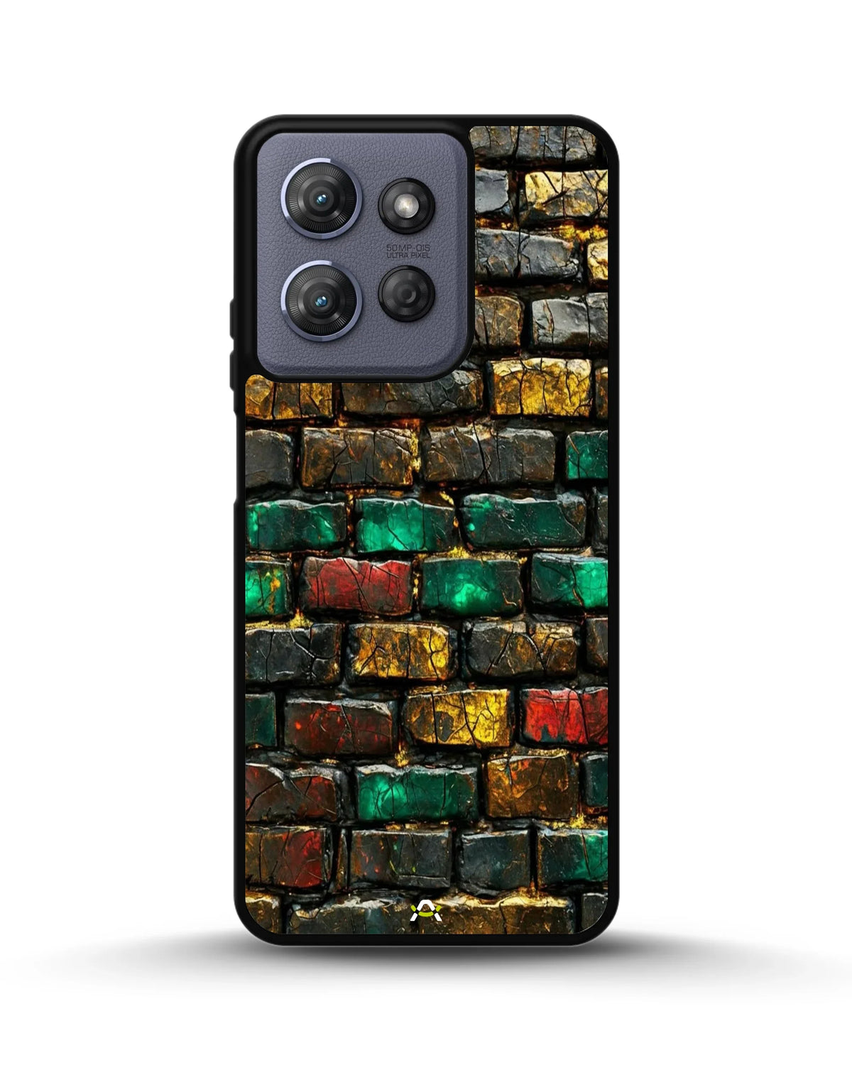 Colorful Brick Wall Phone Case - Multicolor Urban Pattern for iPhone, Samsung, Pixel, OnePlus & Vivo