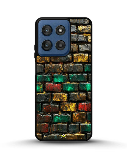 Colorful Brick Wall Phone Case - Multicolor Urban Pattern for iPhone, Samsung, Pixel, OnePlus & Vivo