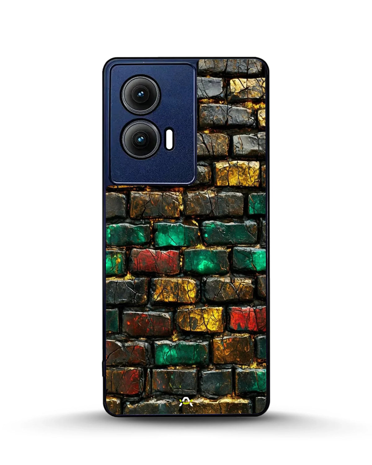Colorful Brick Wall Phone Case - Multicolor Urban Pattern for iPhone, Samsung, Pixel, OnePlus & Vivo