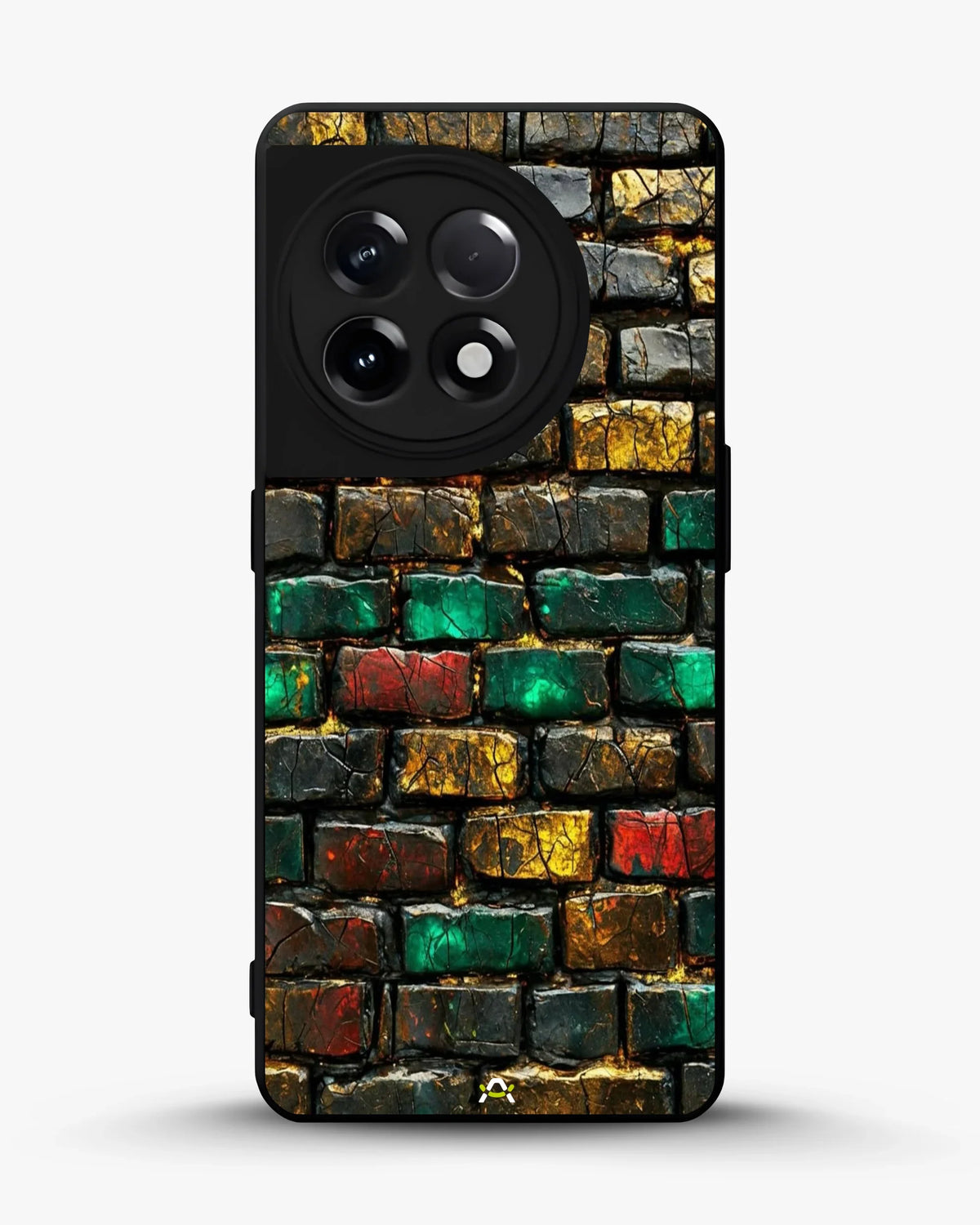 Colorful Brick Wall Phone Case - Multicolor Urban Pattern for iPhone, Samsung, Pixel, OnePlus & Vivo