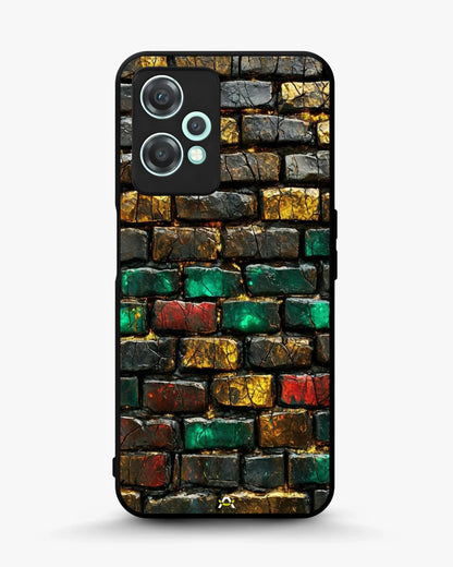 Colorful Brick Wall Phone Case - Multicolor Urban Pattern for iPhone, Samsung, Pixel, OnePlus & Vivo