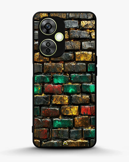 Colorful Brick Wall Phone Case - Multicolor Urban Pattern for iPhone, Samsung, Pixel, OnePlus & Vivo