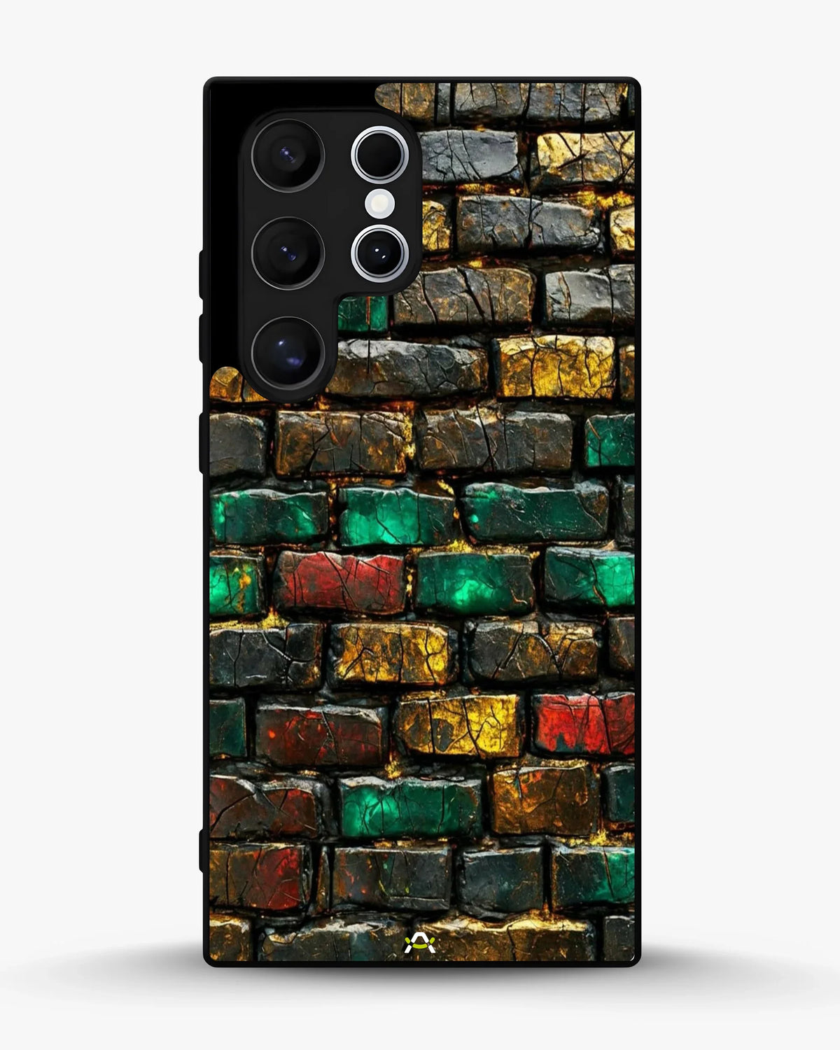 Colorful Brick Wall Phone Case - Multicolor Urban Pattern for iPhone, Samsung, Pixel, OnePlus & Vivo