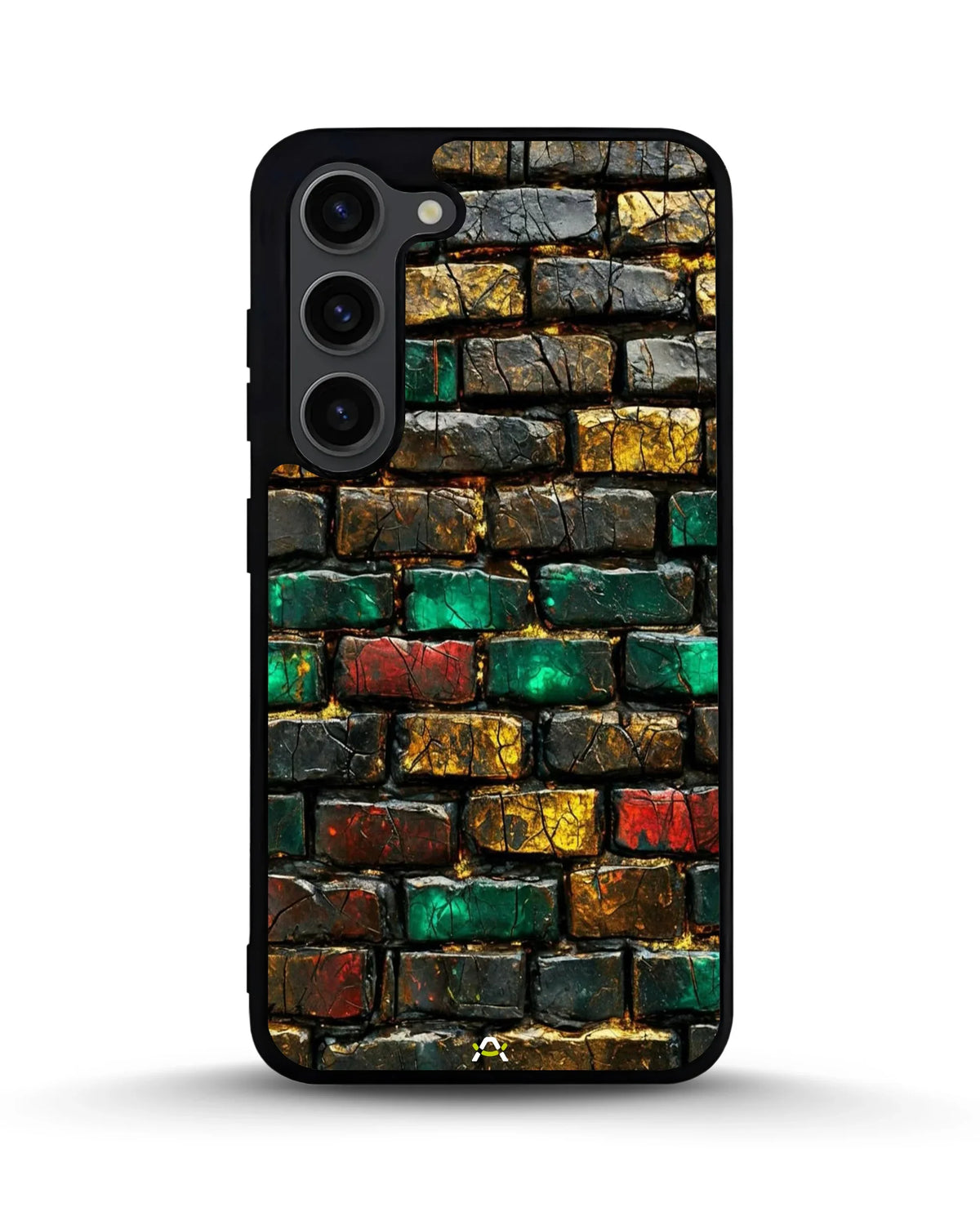 Colorful Brick Wall Phone Case - Multicolor Urban Pattern for iPhone, Samsung, Pixel, OnePlus & Vivo