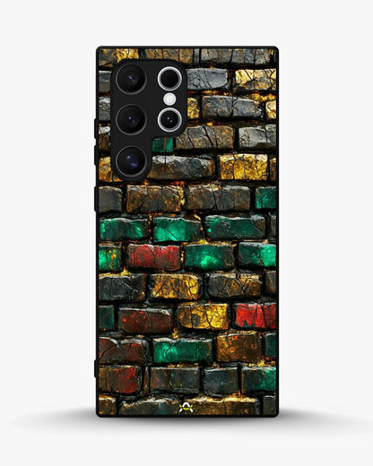 Colorful Brick Wall Phone Case - Multicolor Urban Pattern for iPhone, Samsung, Pixel, OnePlus & Vivo