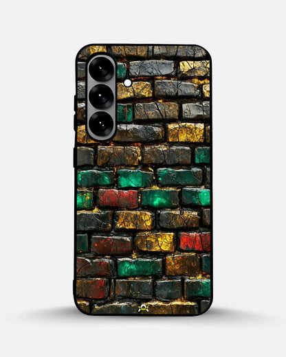 Colorful Brick Wall Phone Case - Multicolor Urban Pattern for iPhone, Samsung, Pixel, OnePlus & Vivo