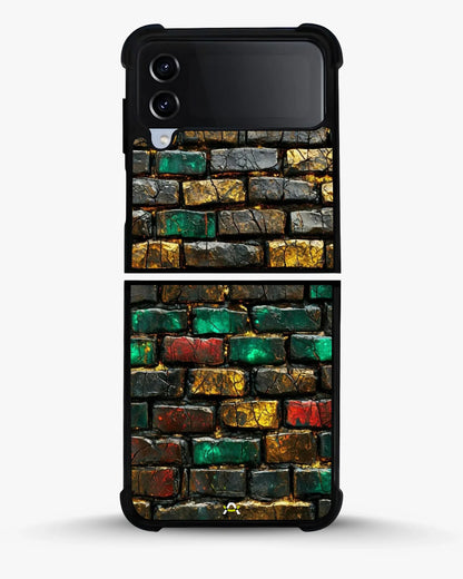 Colorful Brick Wall Phone Case - Multicolor Urban Pattern for iPhone, Samsung, Pixel, OnePlus & Vivo