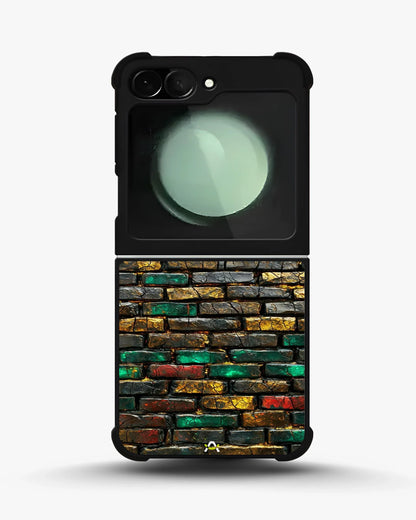 Colorful Brick Wall Phone Case - Multicolor Urban Pattern for iPhone, Samsung, Pixel, OnePlus & Vivo