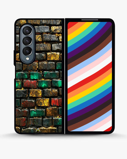 Colorful Brick Wall Phone Case - Multicolor Urban Pattern for iPhone, Samsung, Pixel, OnePlus & Vivo