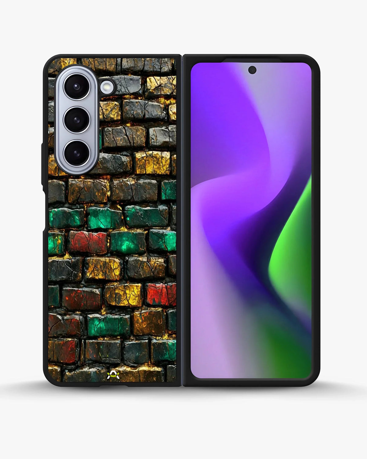 Colorful Brick Wall Phone Case - Multicolor Urban Pattern for iPhone, Samsung, Pixel, OnePlus & Vivo