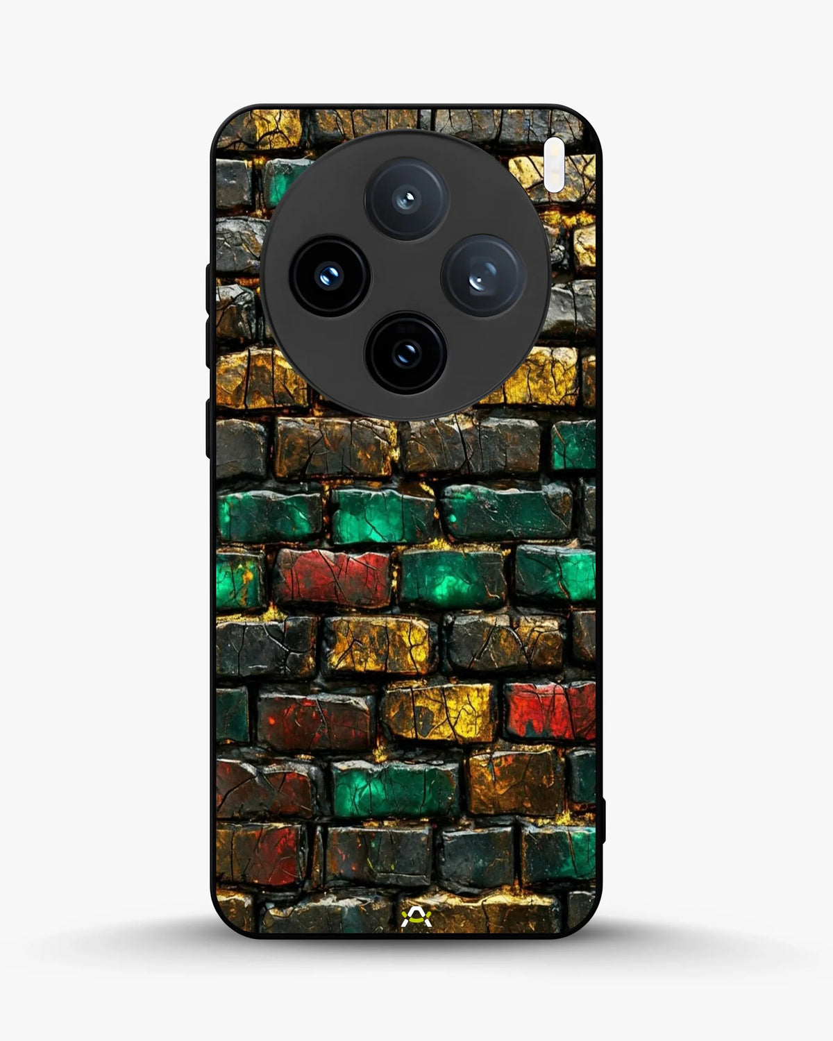 Colorful Brick Wall Phone Case - Multicolor Urban Pattern for iPhone, Samsung, Pixel, OnePlus & Vivo