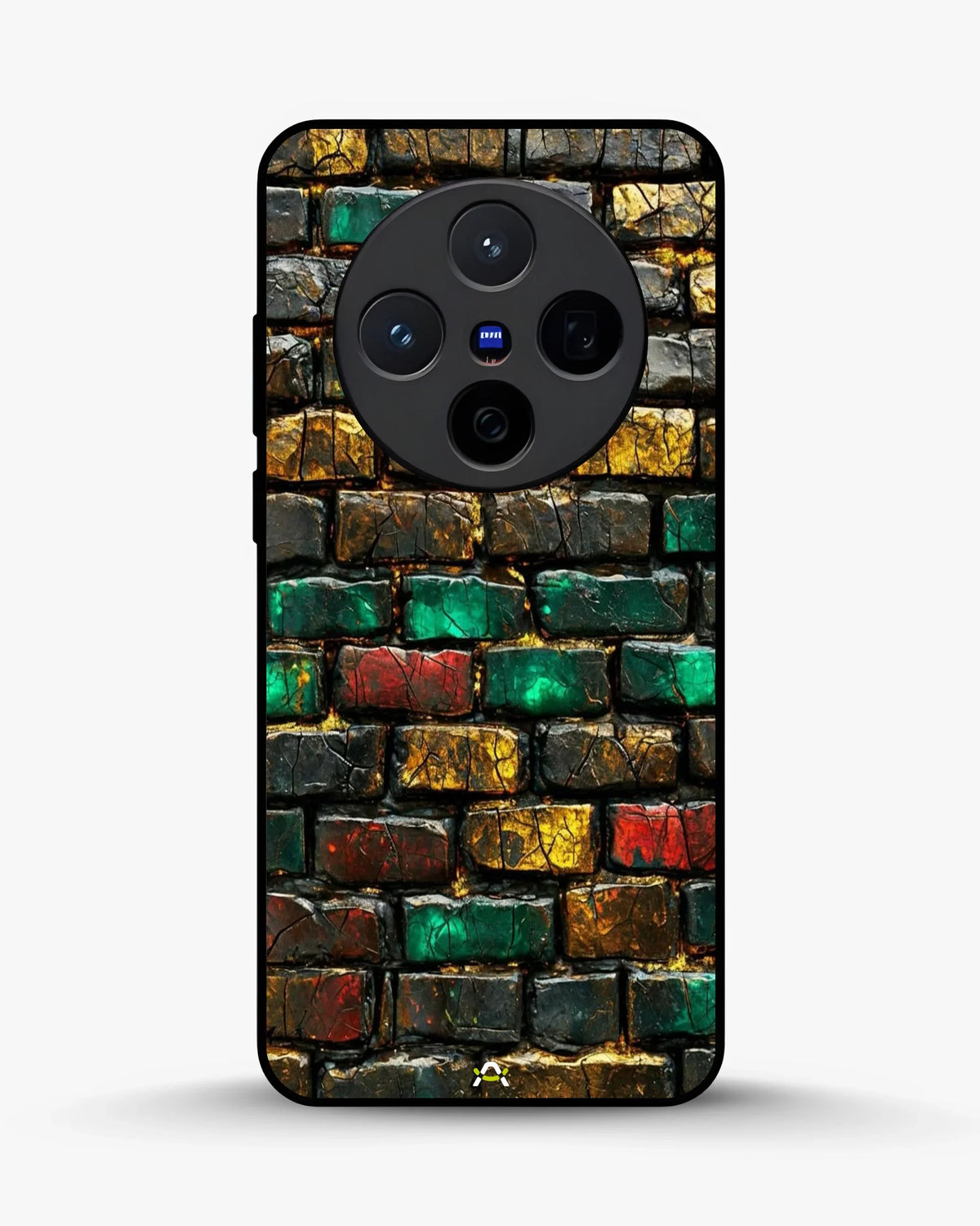 Colorful Brick Wall Phone Case - Multicolor Urban Pattern for iPhone, Samsung, Pixel, OnePlus & Vivo