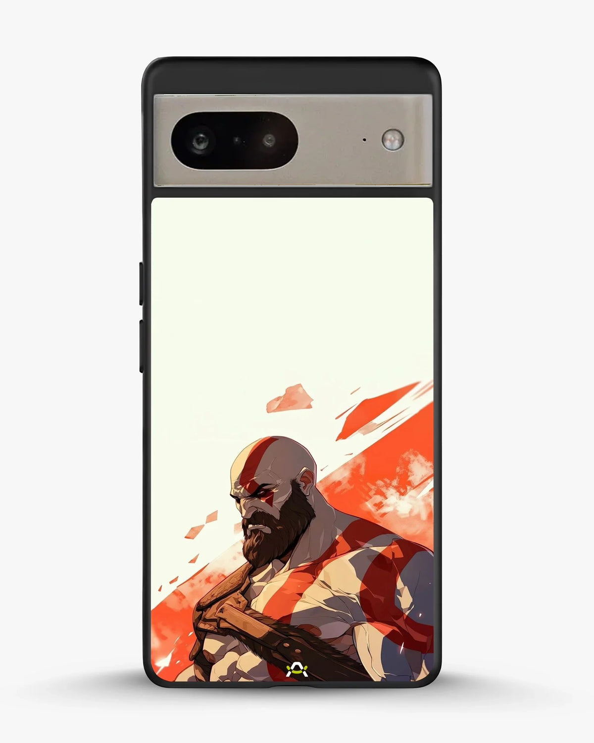 Fierce Warrior Phone Case - Bold Red & White Fighter Print for iPhone, Samsung, Pixel, OnePlus & Vivo