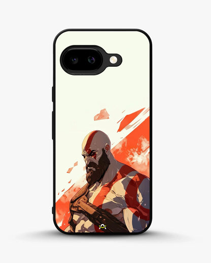Fierce Warrior Phone Case - Bold Red & White Fighter Print for iPhone, Samsung, Pixel, OnePlus & Vivo