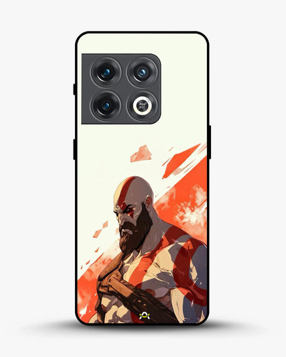Fierce Warrior Phone Case - Bold Red & White Fighter Print for iPhone, Samsung, Pixel, OnePlus & Vivo
