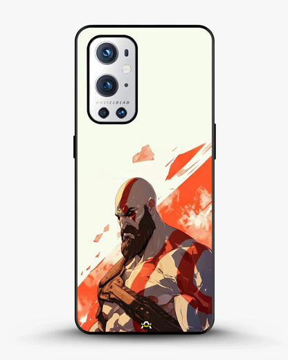 Fierce Warrior Phone Case - Bold Red & White Fighter Print for iPhone, Samsung, Pixel, OnePlus & Vivo