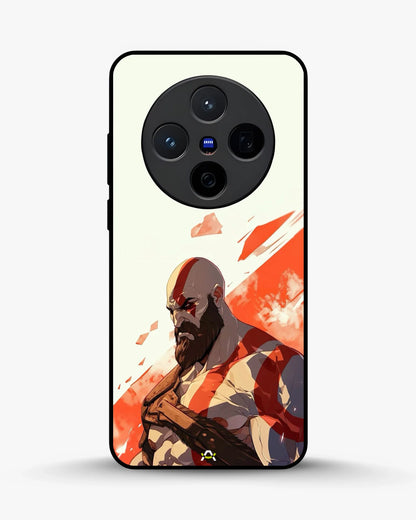 Fierce Warrior Phone Case - Bold Red & White Fighter Print for iPhone, Samsung, Pixel, OnePlus & Vivo
