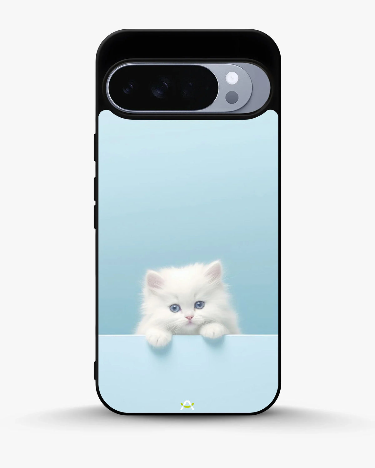 Fluffy Kitten Face Phone Case - Cute Baby Blue Print for iPhone, Samsung, Pixel, OnePlus & Vivo