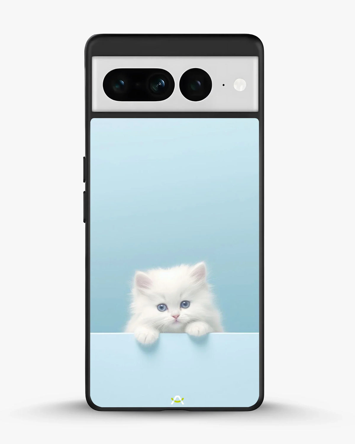 Fluffy Kitten Face Phone Case - Cute Baby Blue Print for iPhone, Samsung, Pixel, OnePlus & Vivo