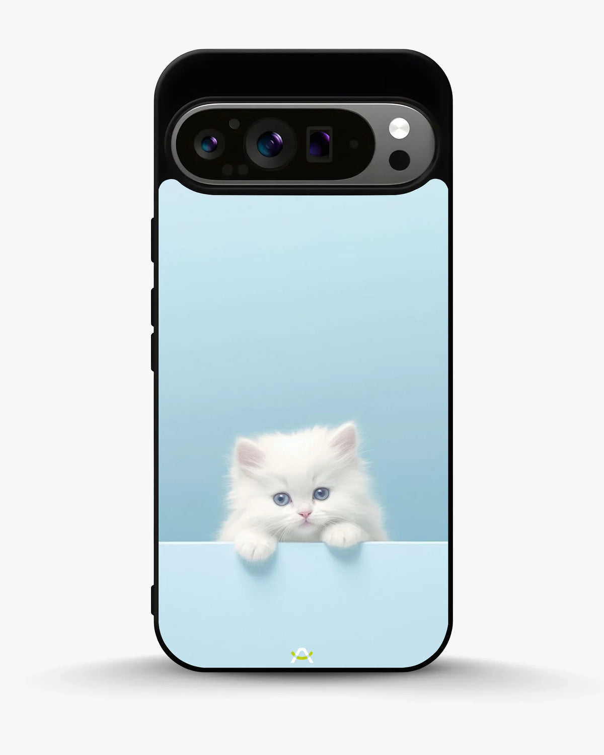 Fluffy Kitten Face Phone Case - Cute Baby Blue Print for iPhone, Samsung, Pixel, OnePlus & Vivo