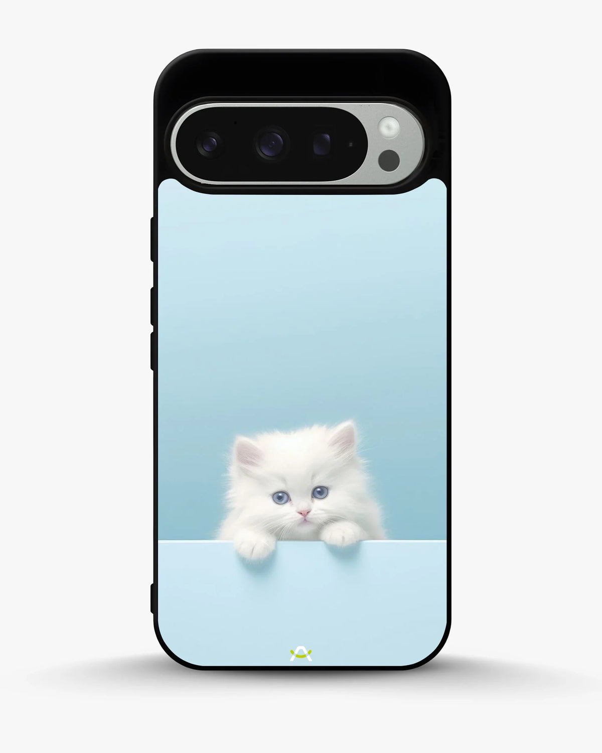 Fluffy Kitten Face Phone Case - Cute Baby Blue Print for iPhone, Samsung, Pixel, OnePlus & Vivo