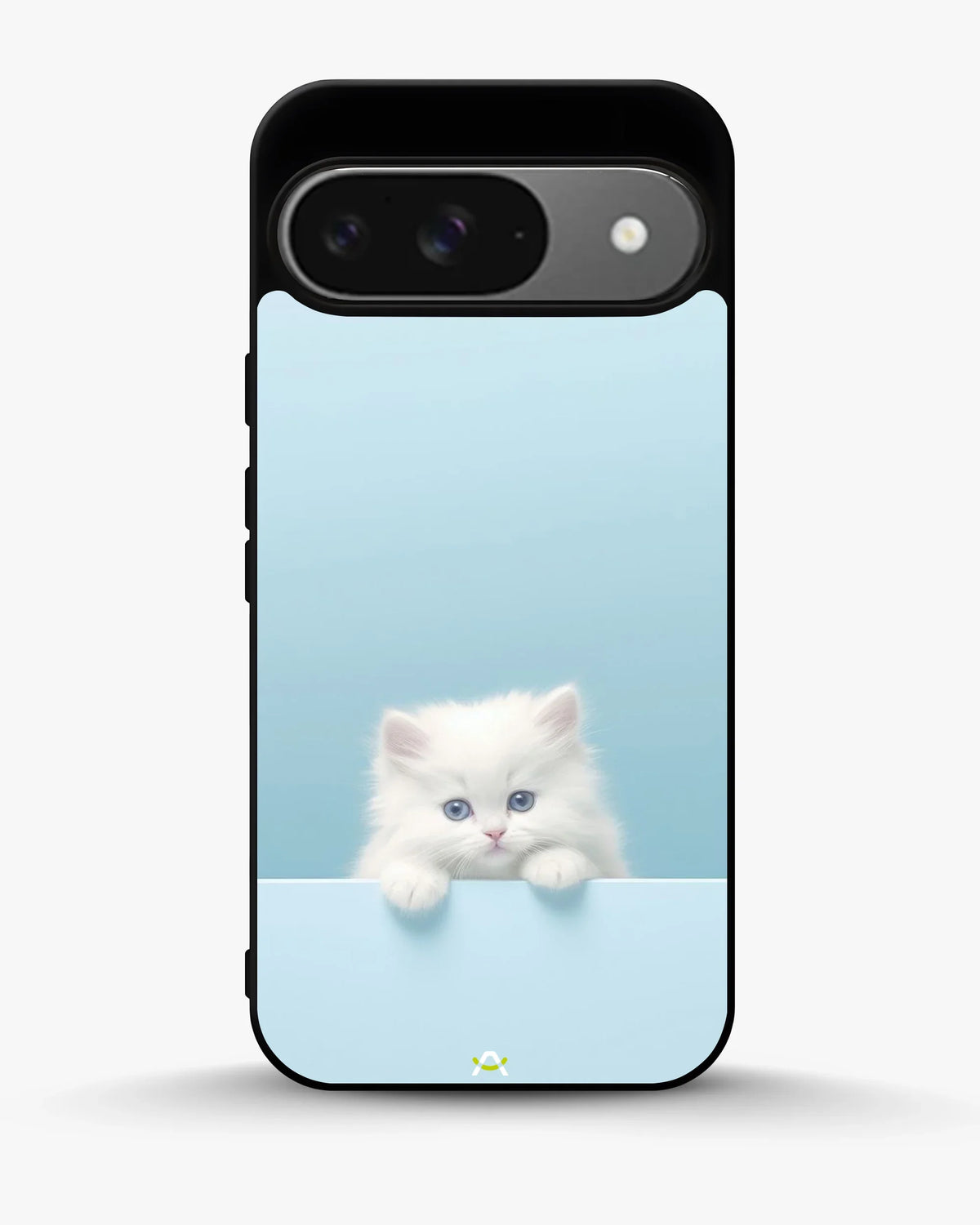 Fluffy Kitten Face Phone Case - Cute Baby Blue Print for iPhone, Samsung, Pixel, OnePlus & Vivo