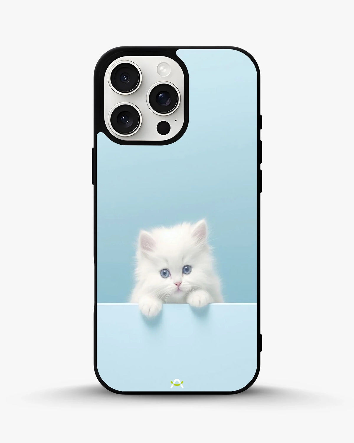Fluffy Kitten Face Phone Case - Cute Baby Blue Print for iPhone, Samsung, Pixel, OnePlus & Vivo