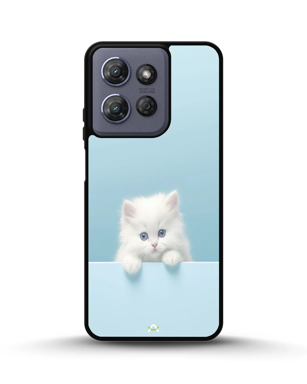 Fluffy Kitten Face Phone Case - Cute Baby Blue Print for iPhone, Samsung, Pixel, OnePlus & Vivo