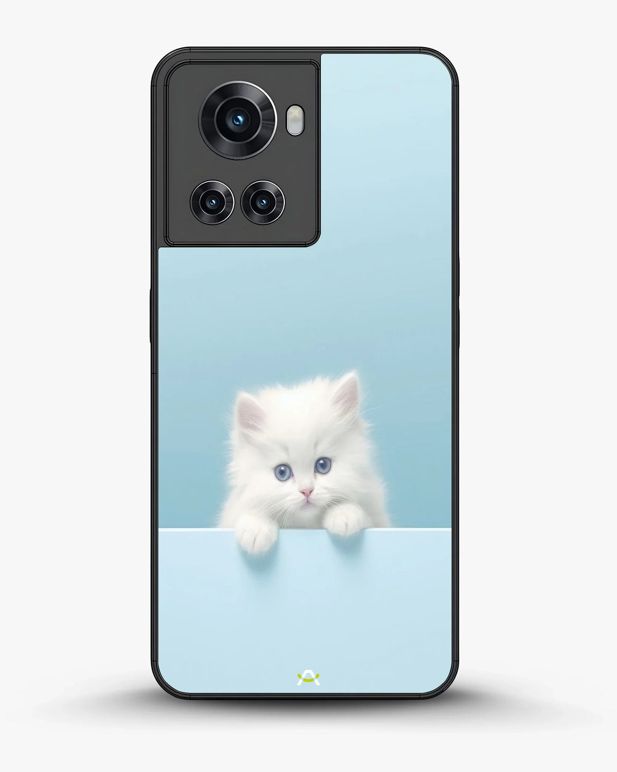 Fluffy Kitten Face Phone Case - Cute Baby Blue Print for iPhone, Samsung, Pixel, OnePlus & Vivo