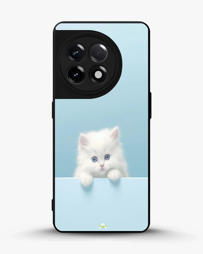 Fluffy Kitten Face Phone Case - Cute Baby Blue Print for iPhone, Samsung, Pixel, OnePlus & Vivo
