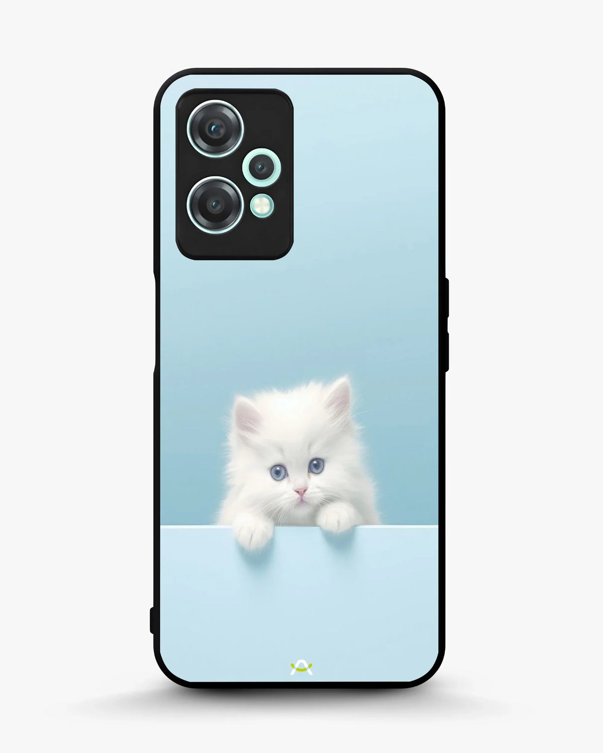 Fluffy Kitten Face Phone Case - Cute Baby Blue Print for iPhone, Samsung, Pixel, OnePlus & Vivo