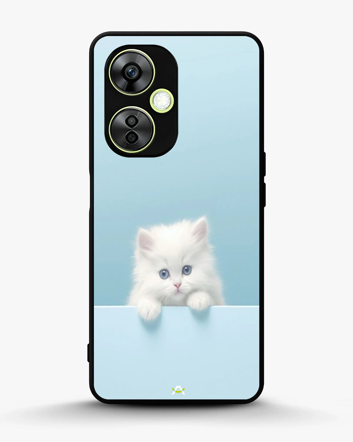 Fluffy Kitten Face Phone Case - Cute Baby Blue Print for iPhone, Samsung, Pixel, OnePlus & Vivo