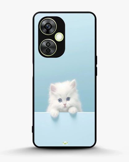 Fluffy Kitten Face Phone Case - Cute Baby Blue Print for iPhone, Samsung, Pixel, OnePlus & Vivo