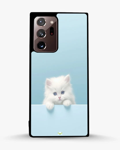 Fluffy Kitten Face Phone Case - Cute Baby Blue Print for iPhone, Samsung, Pixel, OnePlus & Vivo