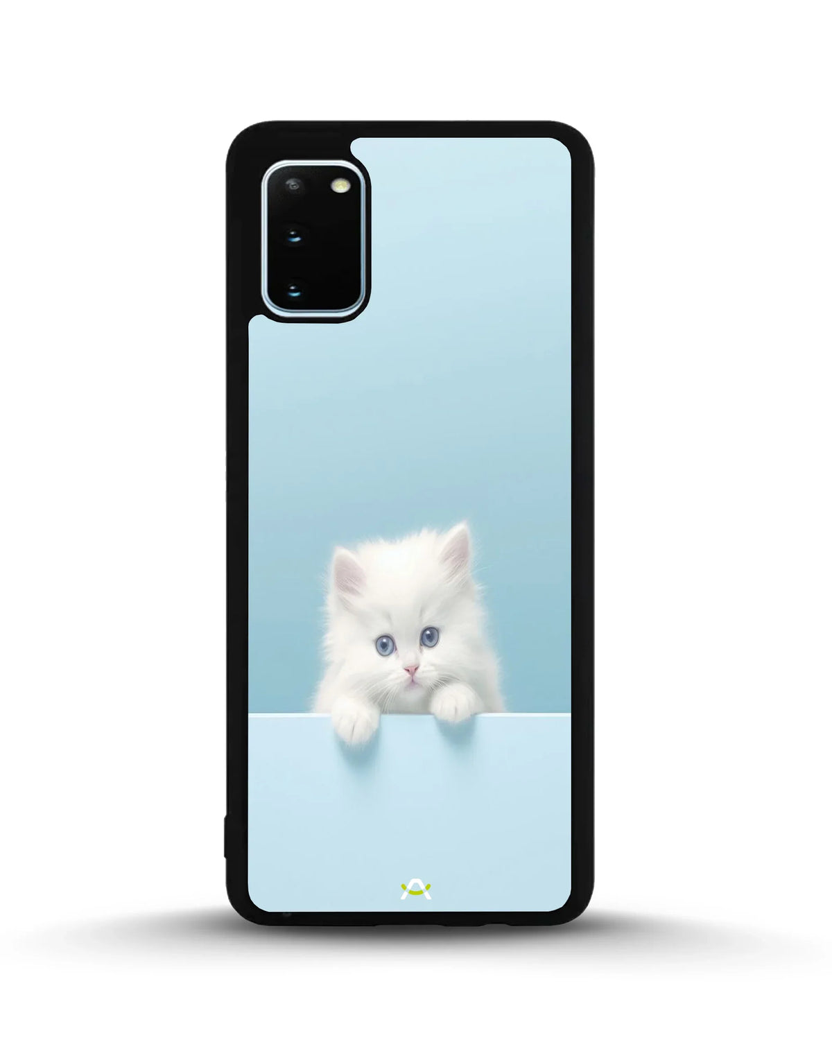 Fluffy Kitten Face Phone Case - Cute Baby Blue Print for iPhone, Samsung, Pixel, OnePlus & Vivo
