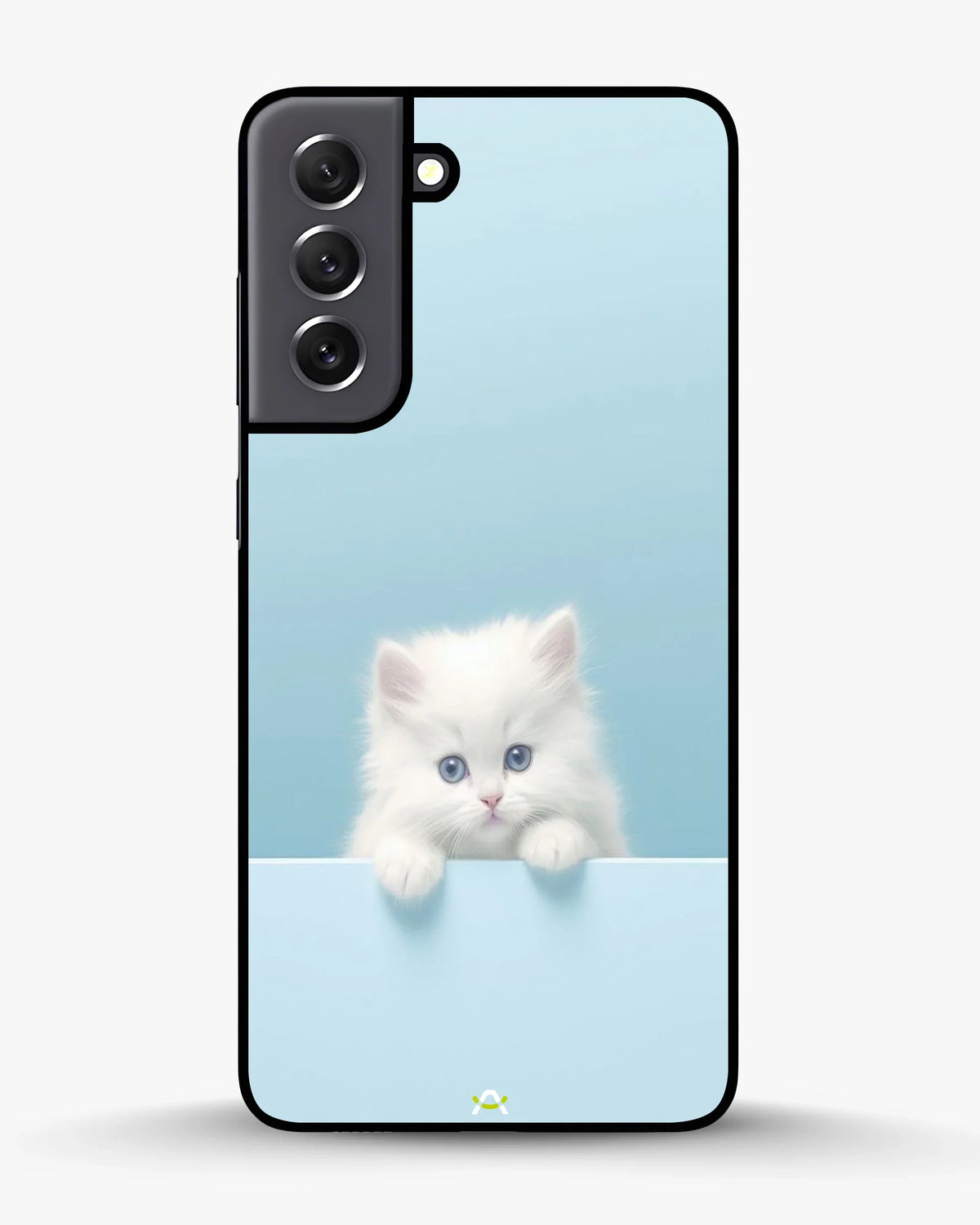 Fluffy Kitten Face Phone Case - Cute Baby Blue Print for iPhone, Samsung, Pixel, OnePlus & Vivo