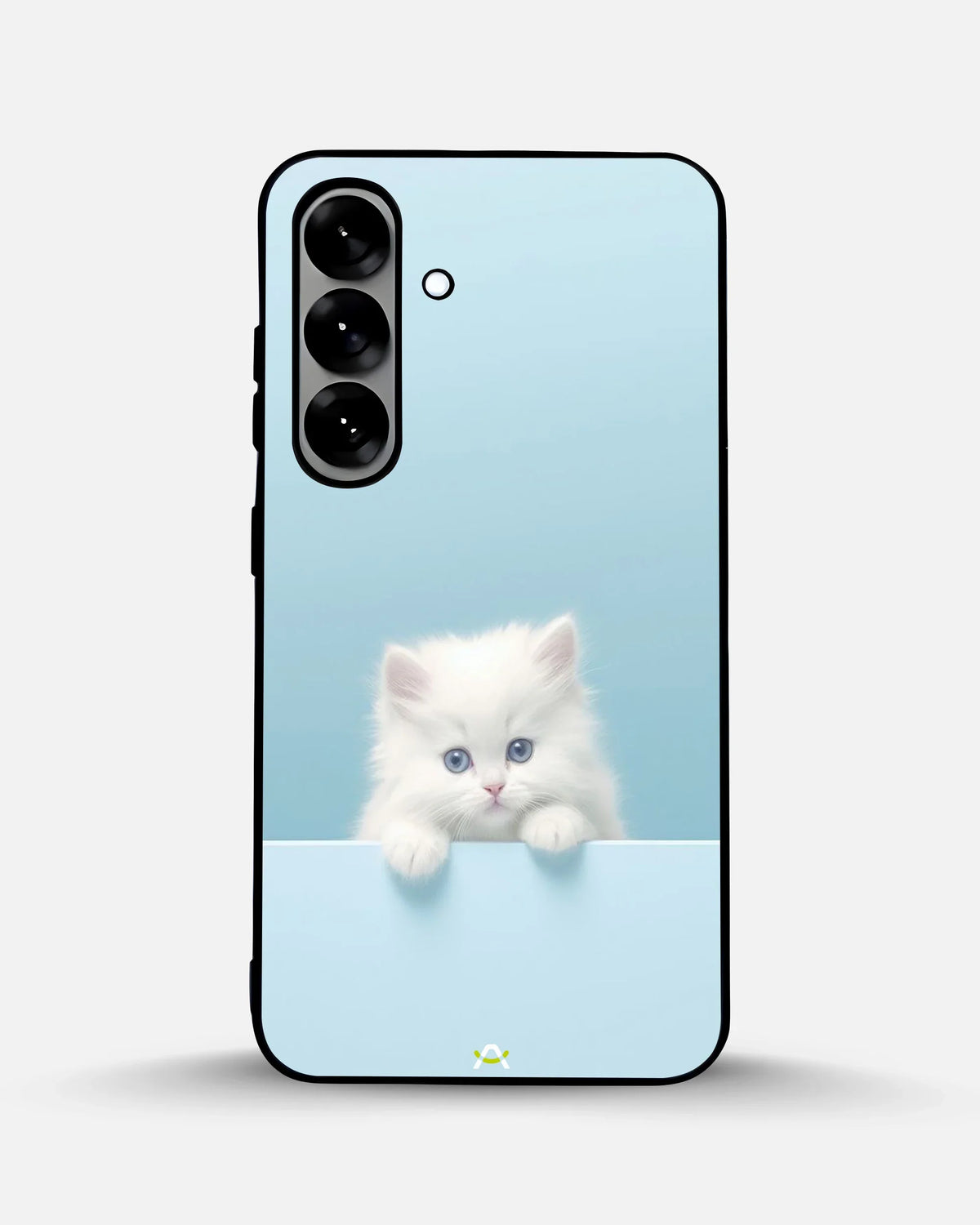 Fluffy Kitten Face Phone Case - Cute Baby Blue Print for iPhone, Samsung, Pixel, OnePlus & Vivo