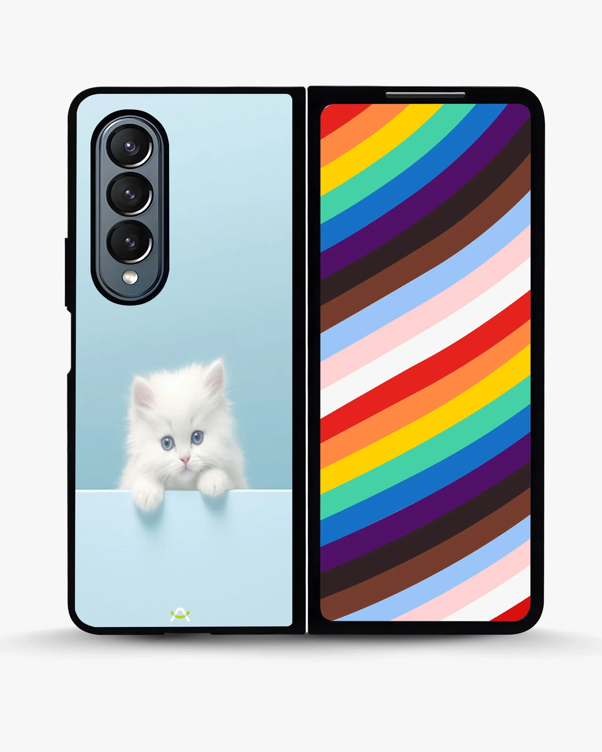 Fluffy Kitten Face Phone Case - Cute Baby Blue Print for iPhone, Samsung, Pixel, OnePlus & Vivo