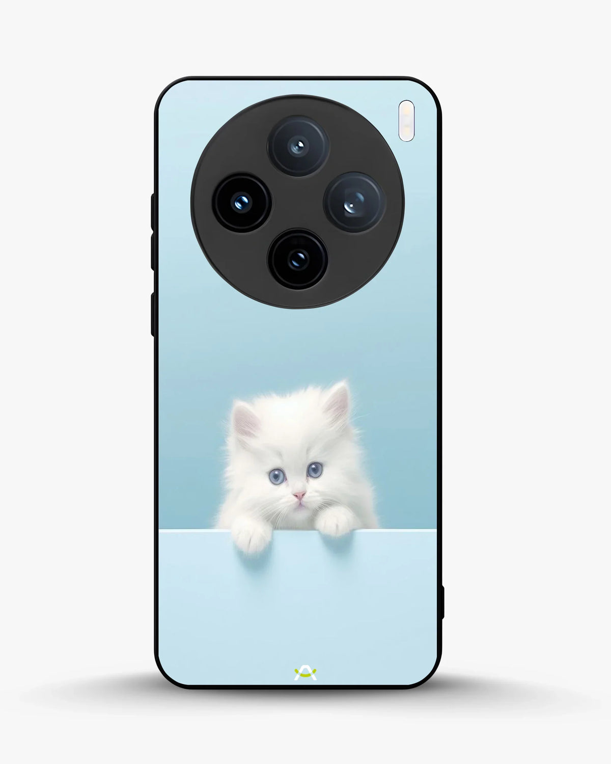 Fluffy Kitten Face Phone Case - Cute Baby Blue Print for iPhone, Samsung, Pixel, OnePlus & Vivo
