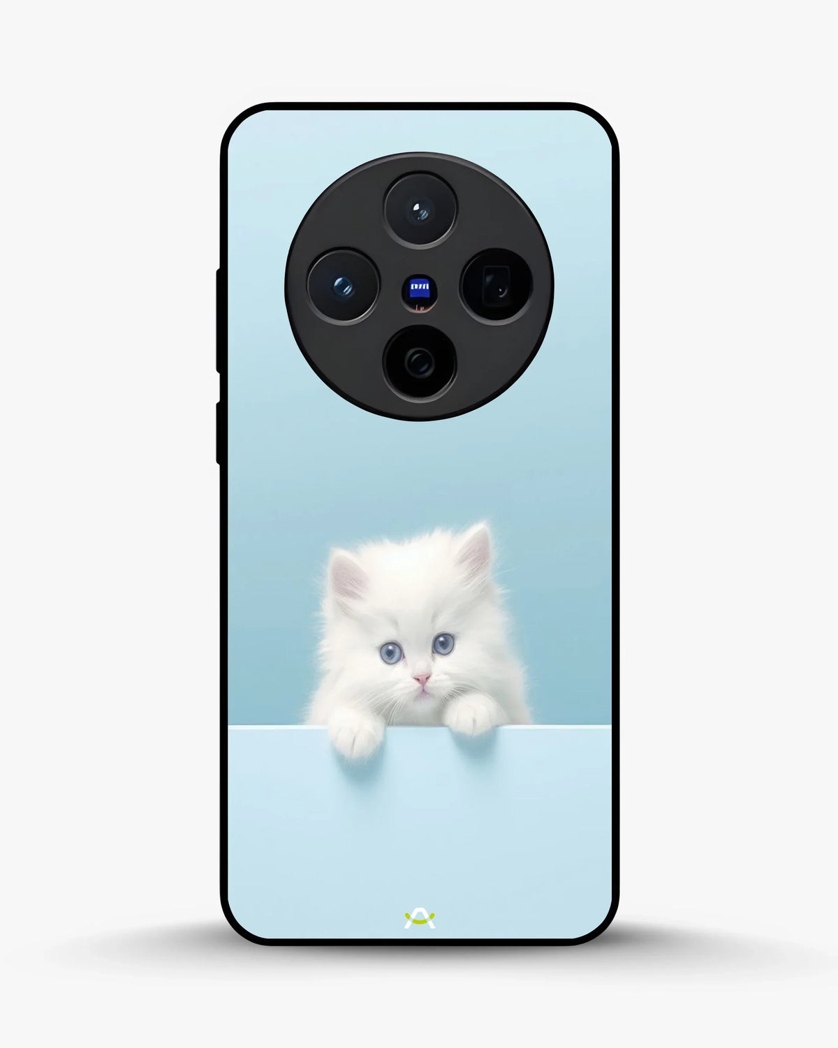 Fluffy Kitten Face Phone Case - Cute Baby Blue Print for iPhone, Samsung, Pixel, OnePlus & Vivo