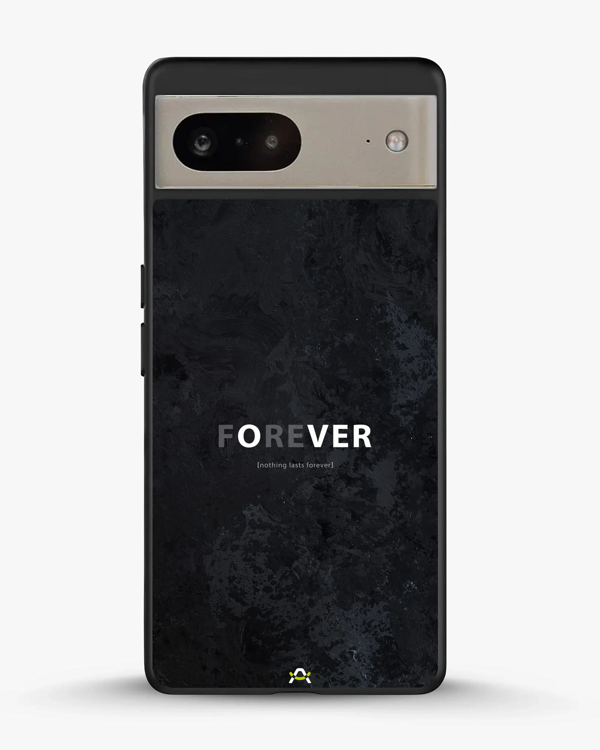 Forever Typography Phone Case - Charcoal Statement Print for iPhone, Samsung, Pixel, OnePlus & Vivo
